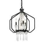 Barcelona 4 Light Crystal Pendant - Onyx