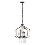 Barcelona 4 Light Crystal Pendant - Onyx