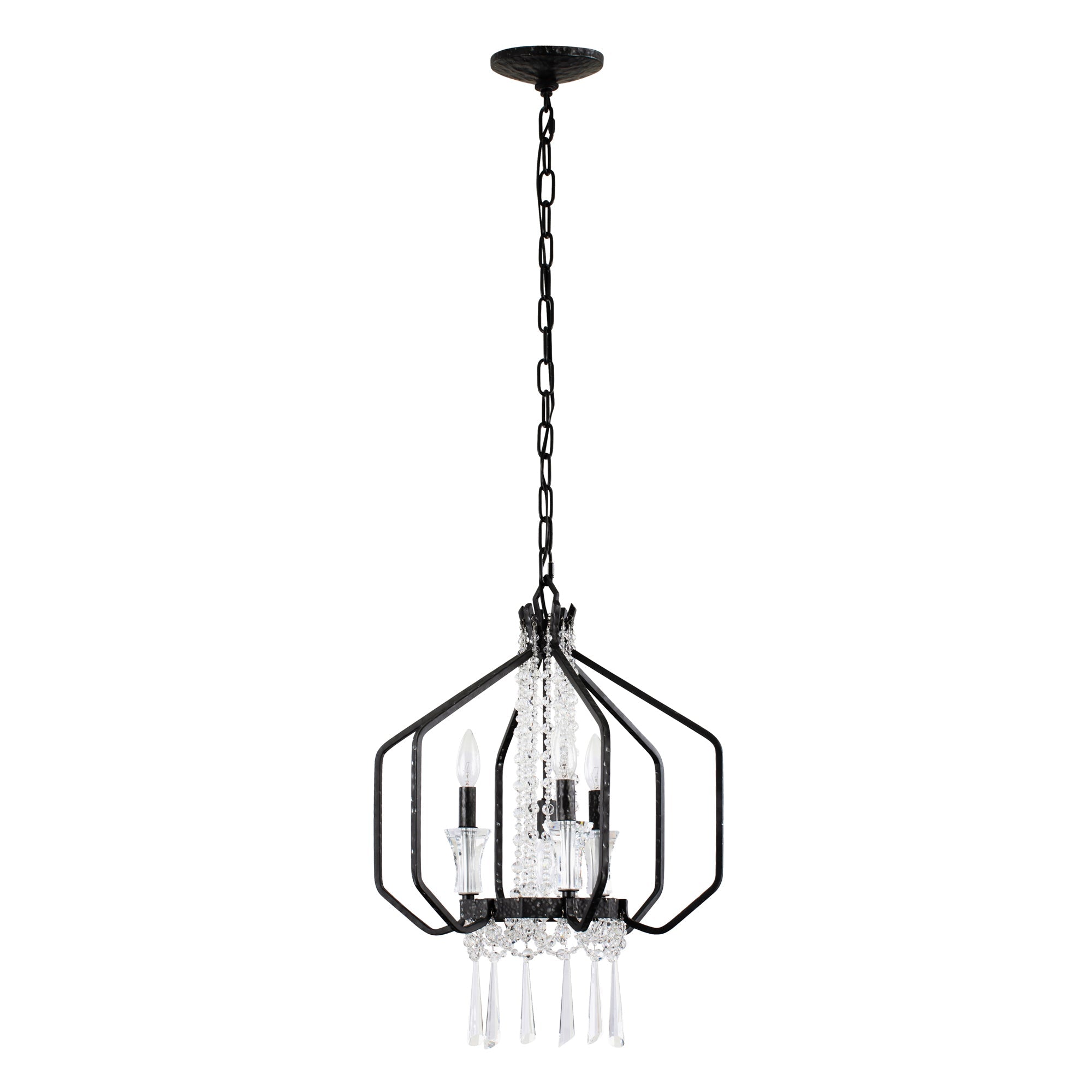 Barcelona 4 Light Crystal Pendant - Onyx