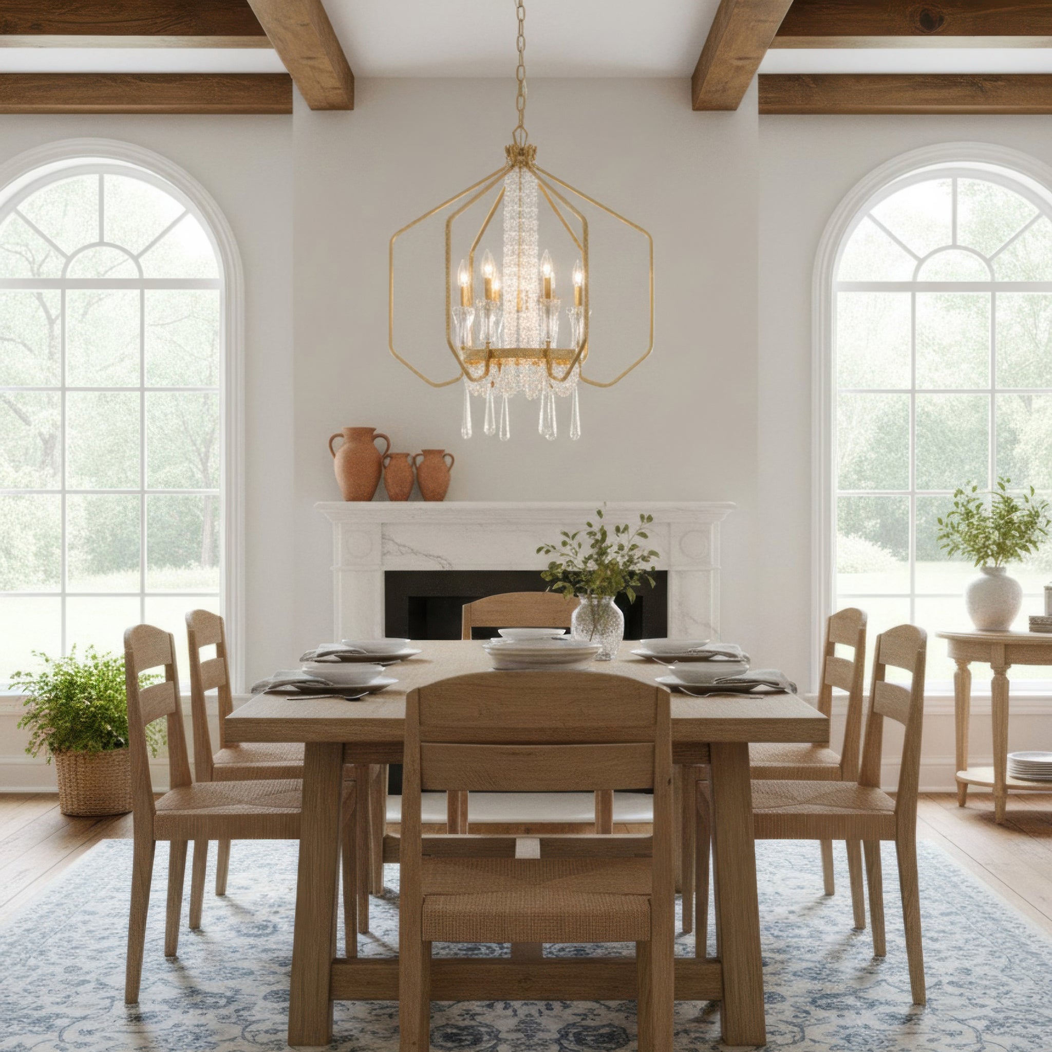 Barcelona 6+1 Light Pendant