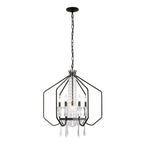 Barcelona 7 Light Crystal Pendant - Onyx