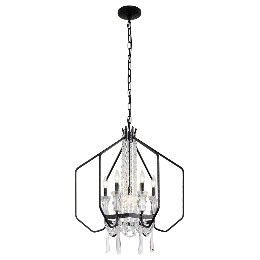 Barcelona 7 Light Crystal Pendant - Onyx