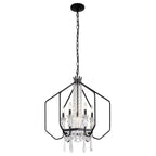 Barcelona 7 Light Crystal Pendant - Onyx