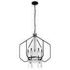 Barcelona 7 Light Crystal Pendant - Onyx