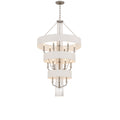 Barcelona 15 Light Pendant w/Shade - Transcend Silver