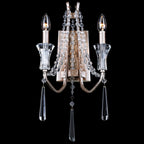 Barcelona 2-Light Wall Sconce - Transcend Silver