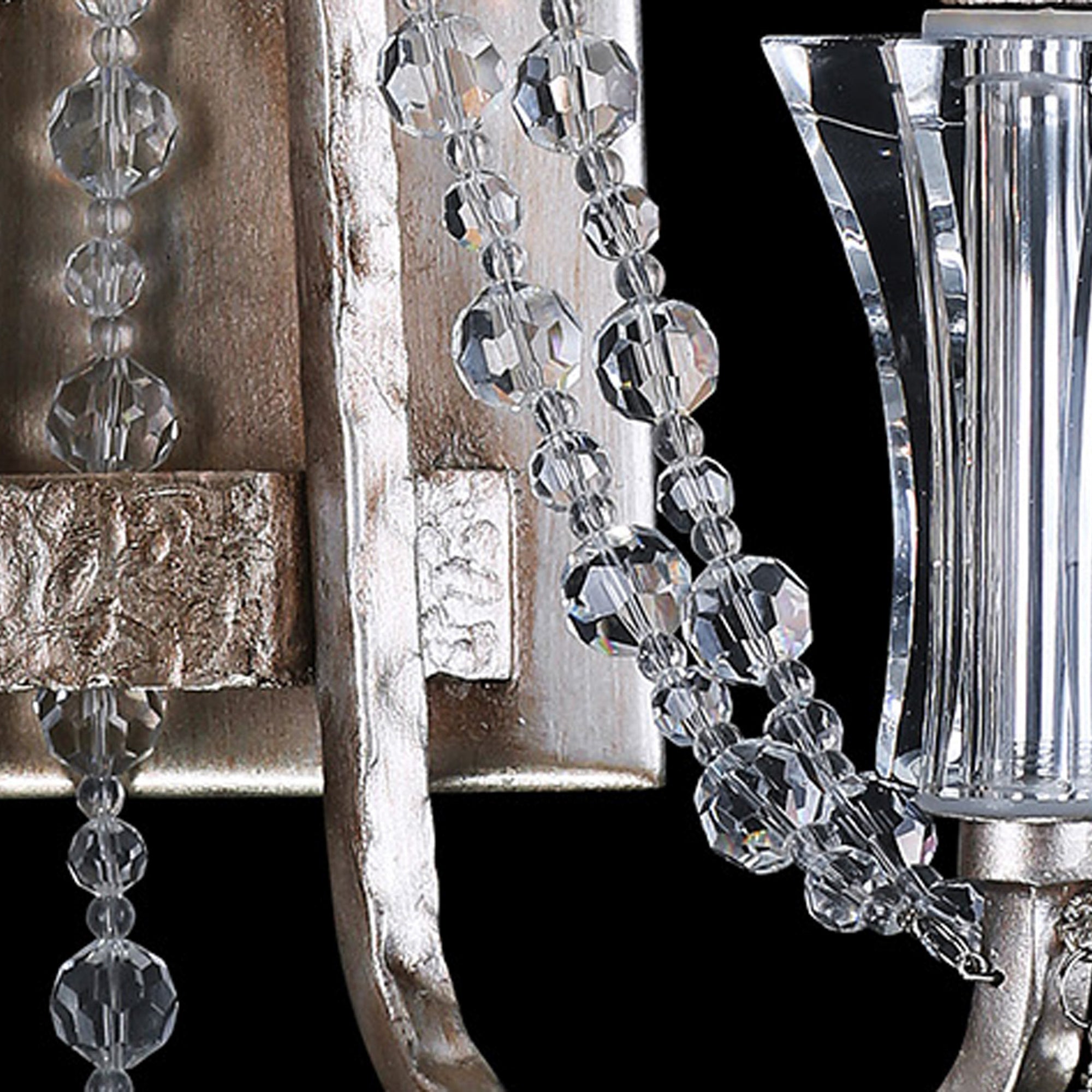 Barcelona 2-Light Wall Sconce - Transcend Silver