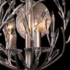 Bask 2 Light Crystal Sconce - Gold Dust
