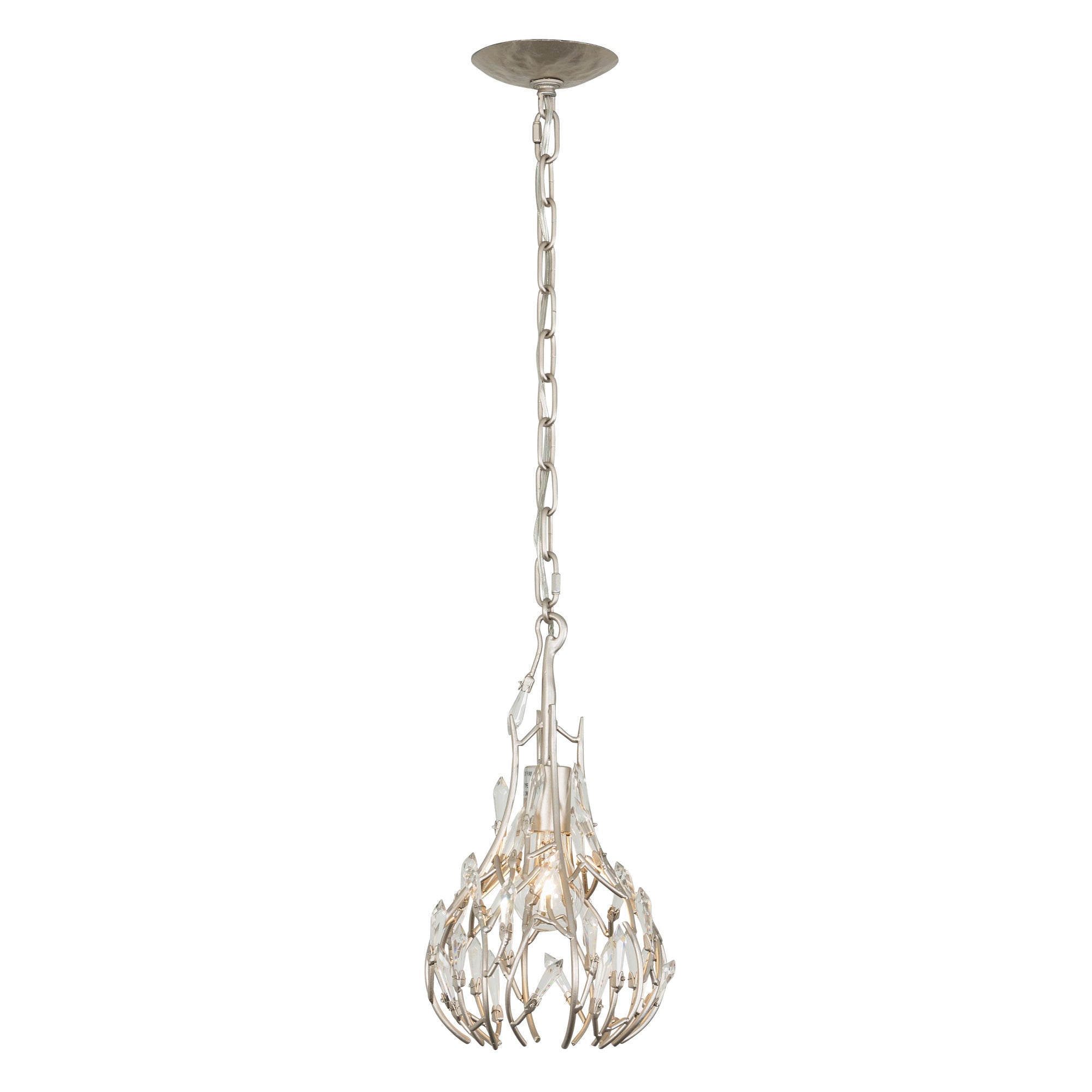 Bask 1 Light Crystal Mini Pendant - Gold Dust