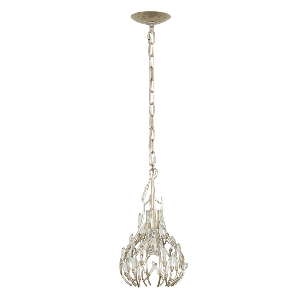 Bask 1 Light Crystal Mini Pendant - Gold Dust