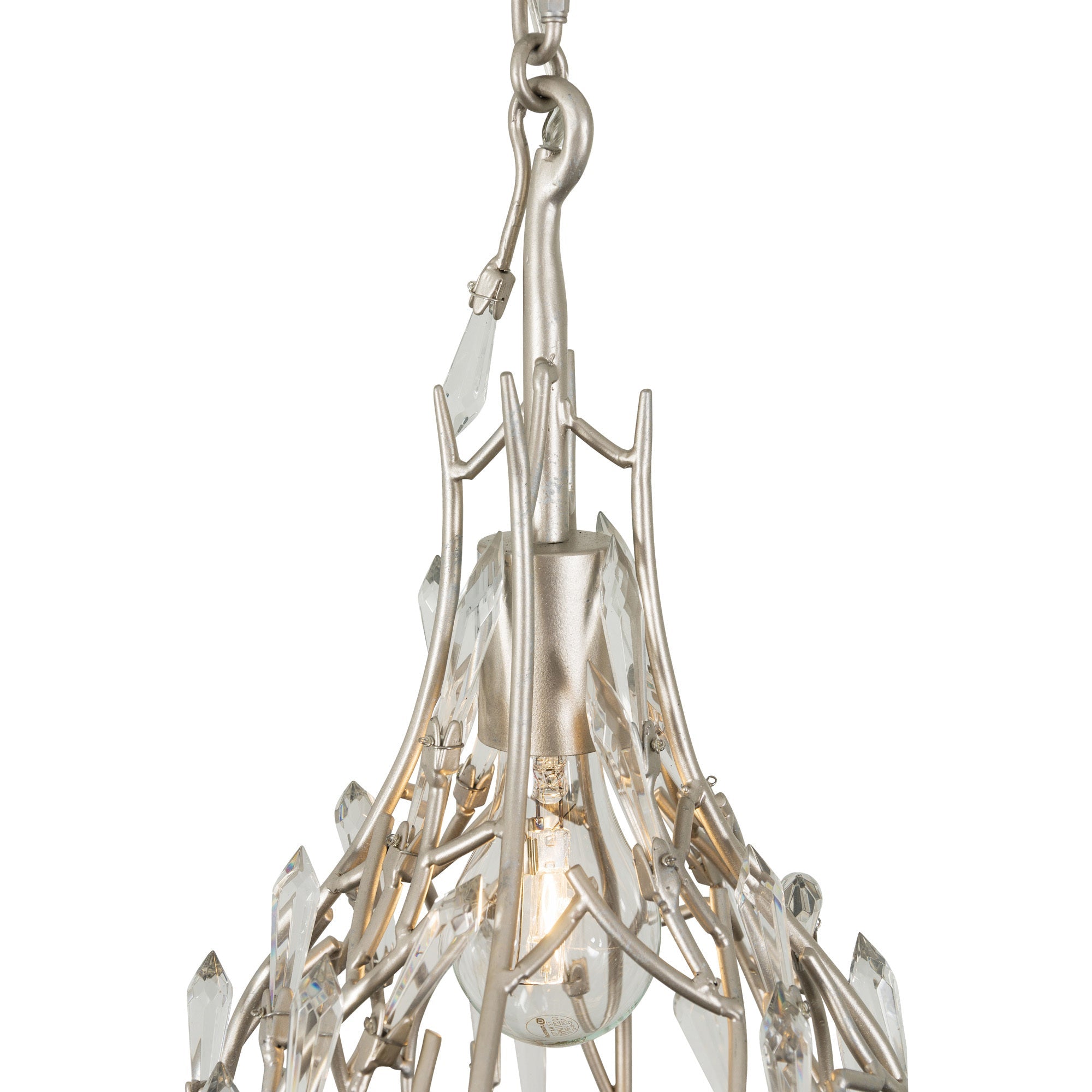 Bask 1 Light Crystal Mini Pendant - Gold Dust