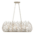 Bask 6 Light Crystal Linear Pendant - Gold Dust