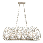Bask 6 Light Crystal Linear Pendant - Gold Dust