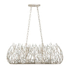 Bask 6 Light Crystal Linear Pendant - Gold Dust