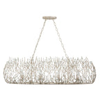 Bask 8 Light Crystal Linear Pendant - Gold Dust