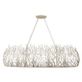 Bask 8 Light Crystal Linear Pendant - Gold Dust