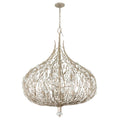 Bask 9 Light Crystal Pendant - Gold Dust