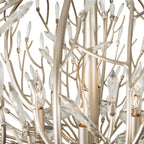 Bask 9 Light Crystal Pendant - Gold Dust