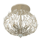 Bask 3 Light Crystal Ceiling Mount - Gold Dust