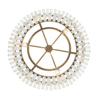 Social Club 9 Light 2-Tier Crystal Pendant - Havana Gold