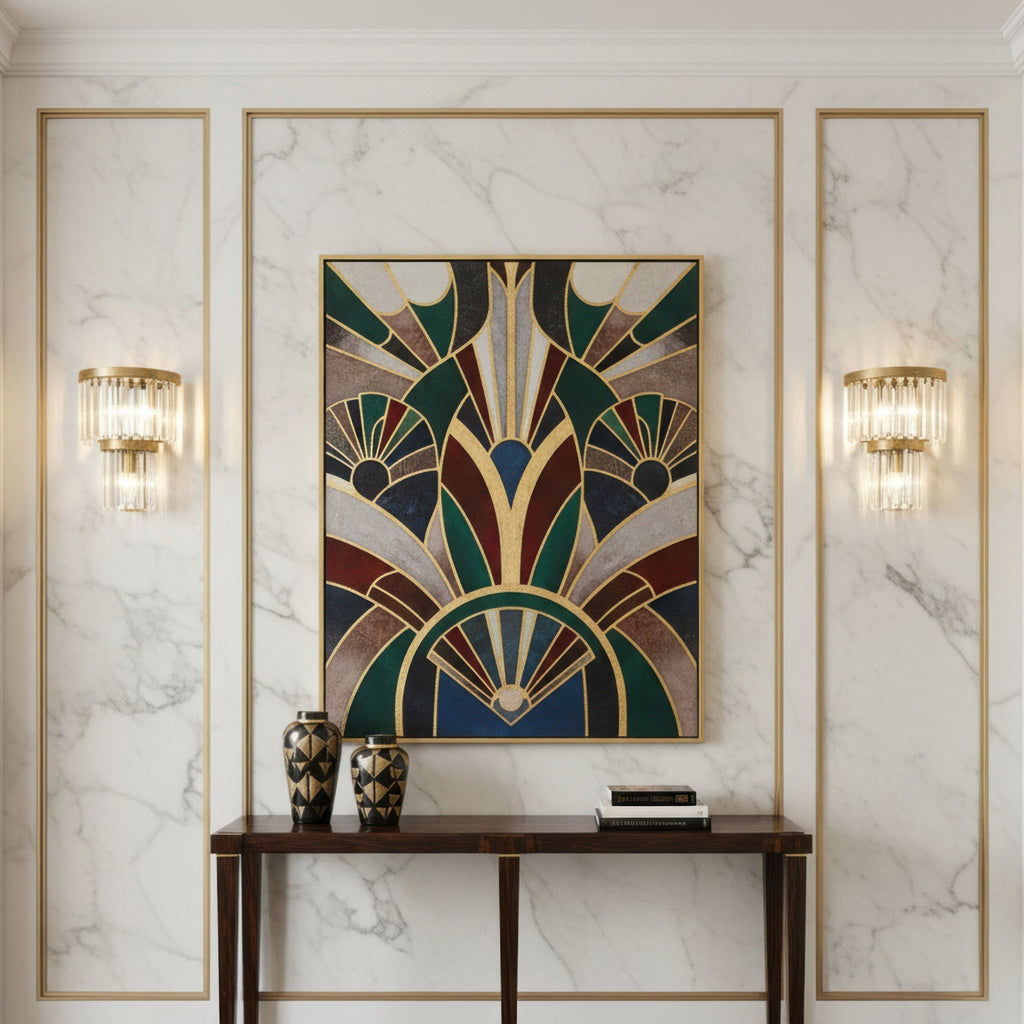 Social Club 3 Light 2-Tier Crystal Sconce - Havana Gold