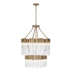 Matrix 14 Light 2-Tier Chandelier - Havana Gold
