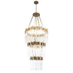 Matrix 18 Light 3-Tier Chandelier - Havana Gold