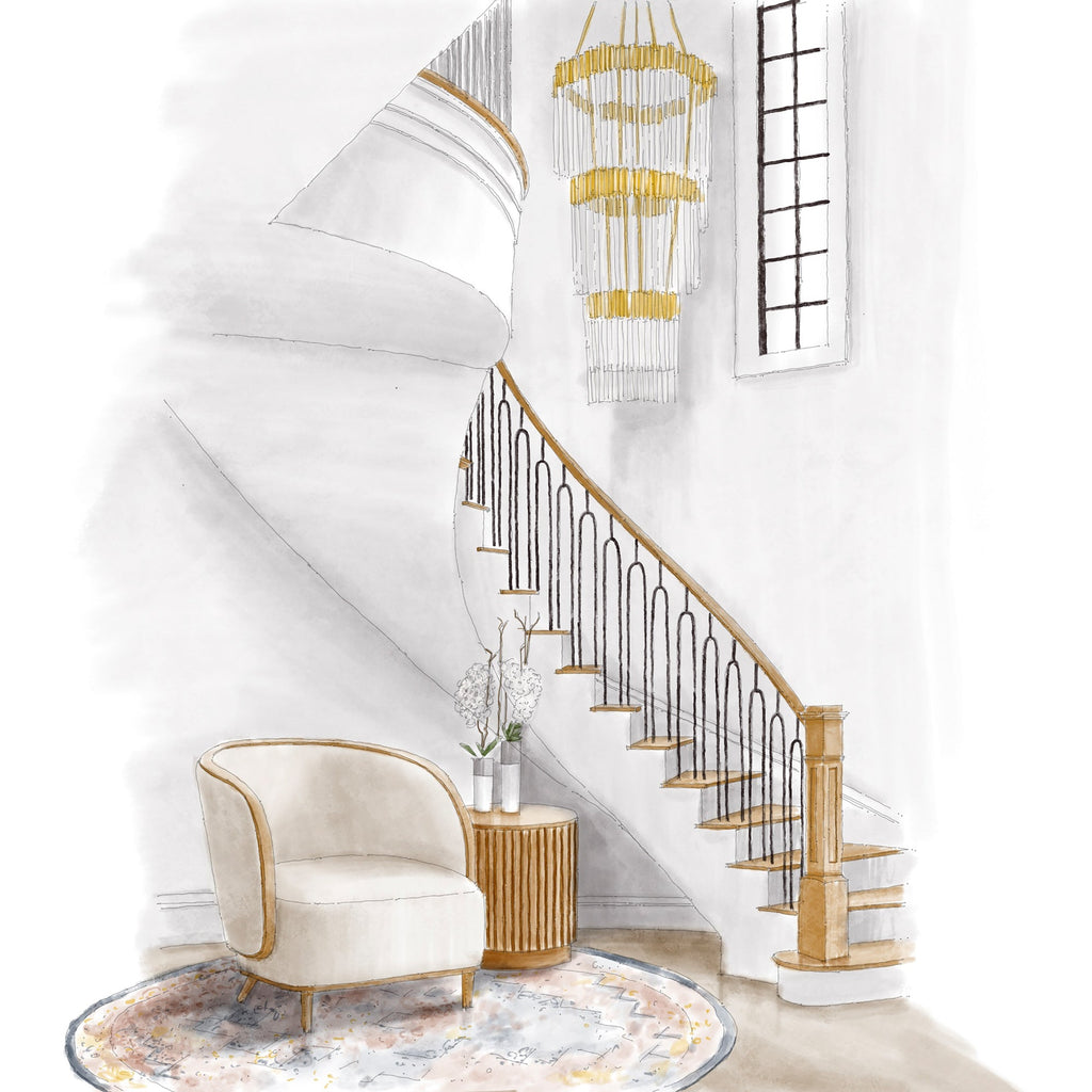 Matrix 18 Light 3-Tier Chandelier - Havana Gold