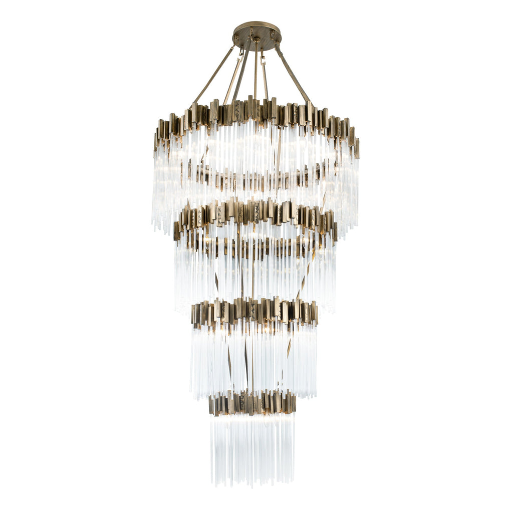 Matrix 30Light 4-Tier Chandelier - Havana Gold