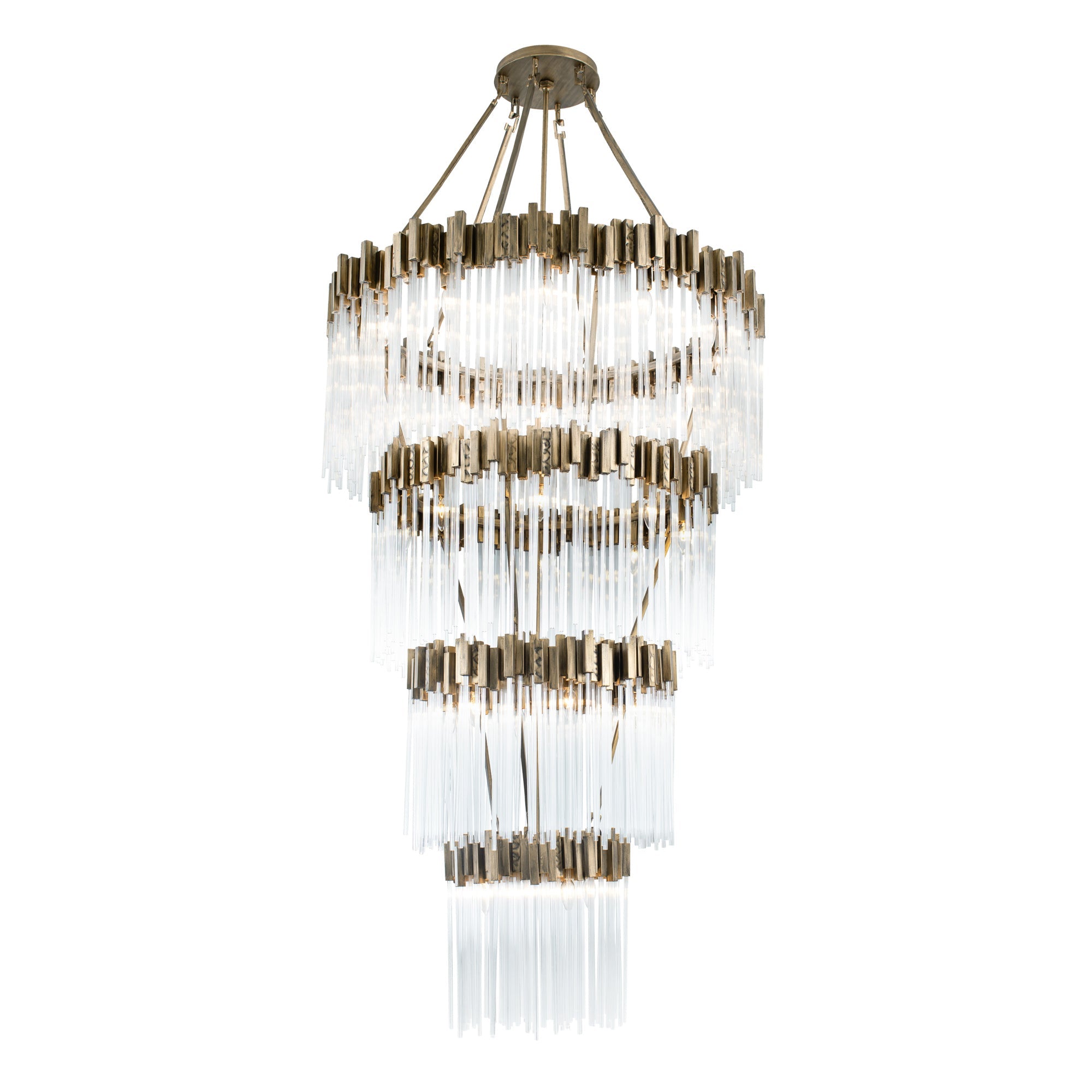 Matrix 30Light 4-Tier Chandelier - Havana Gold