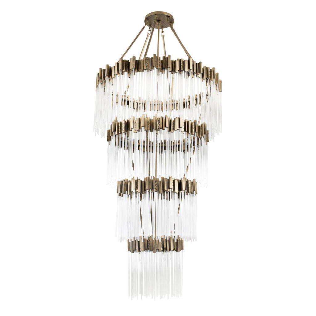 Matrix 30Light 4-Tier Chandelier - Havana Gold