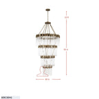 Matrix 30Light 4-Tier Chandelier - Havana Gold