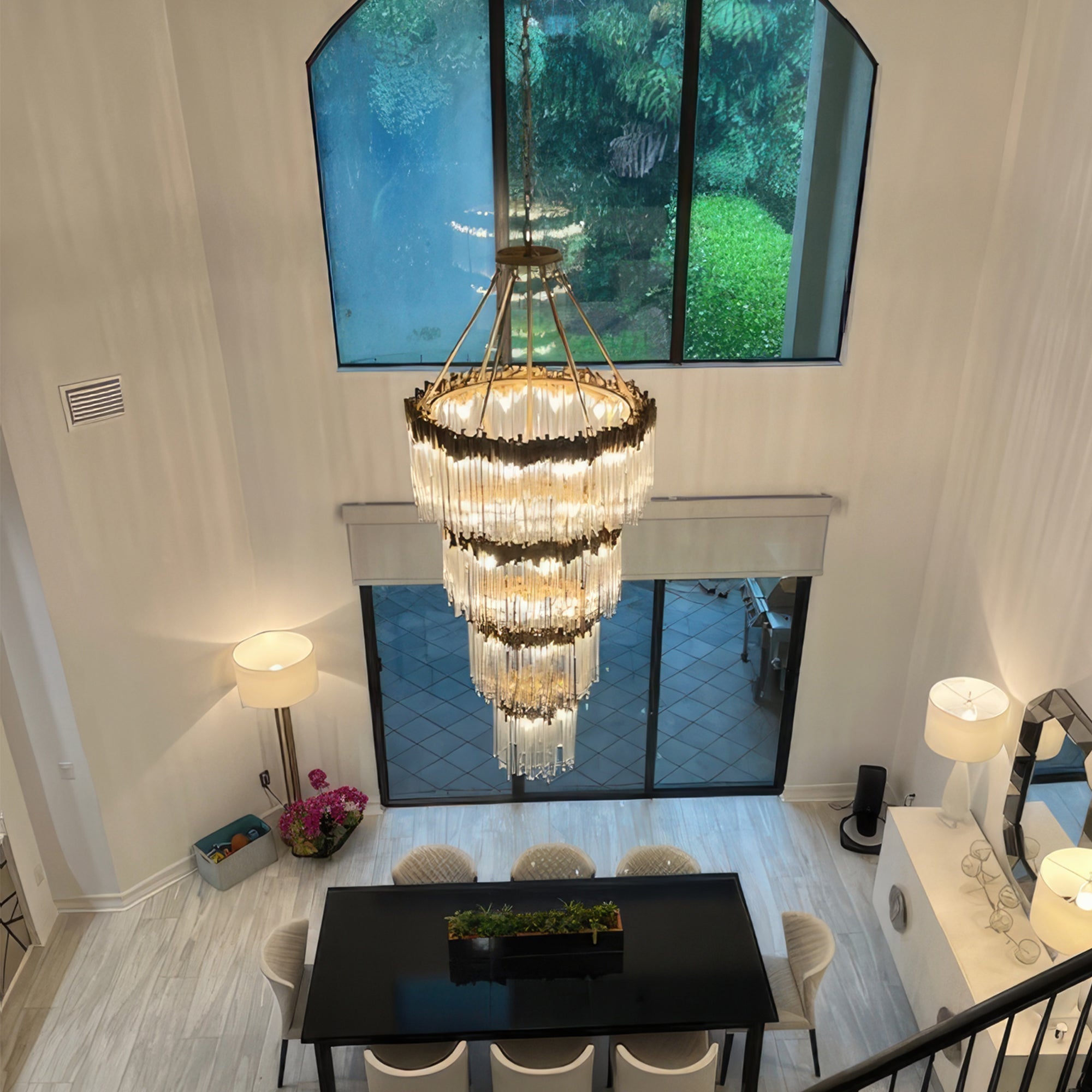 Matrix 30Light 4-Tier Chandelier - Havana Gold