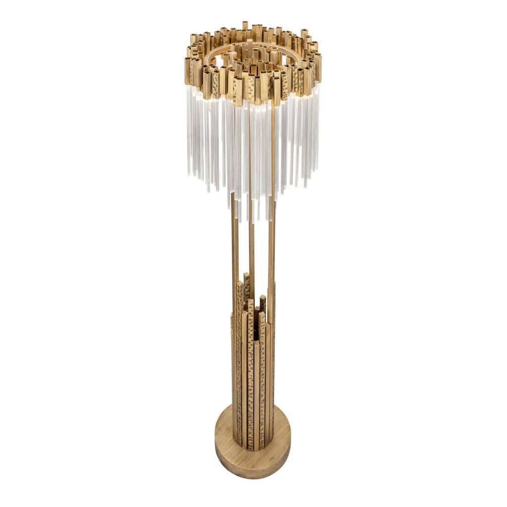 Matrix 6 Light Floor Lamp - Havana Gold