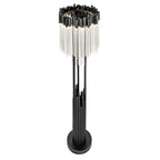 Matrix 6 Light Floor Lamp - Matte Black/French Gold