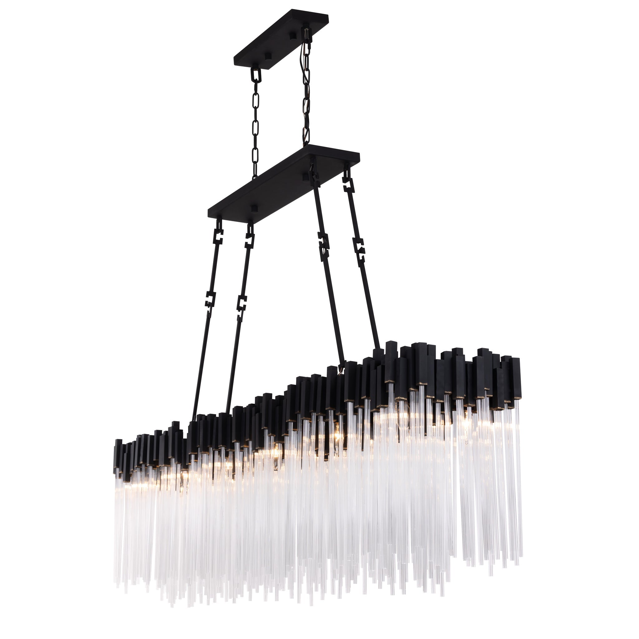 Matrix 12 Light Linear - Matte Black & French Gold