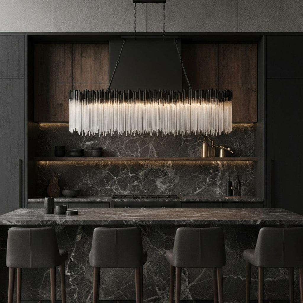 Matrix 12 Light Linear - Matte Black & French Gold