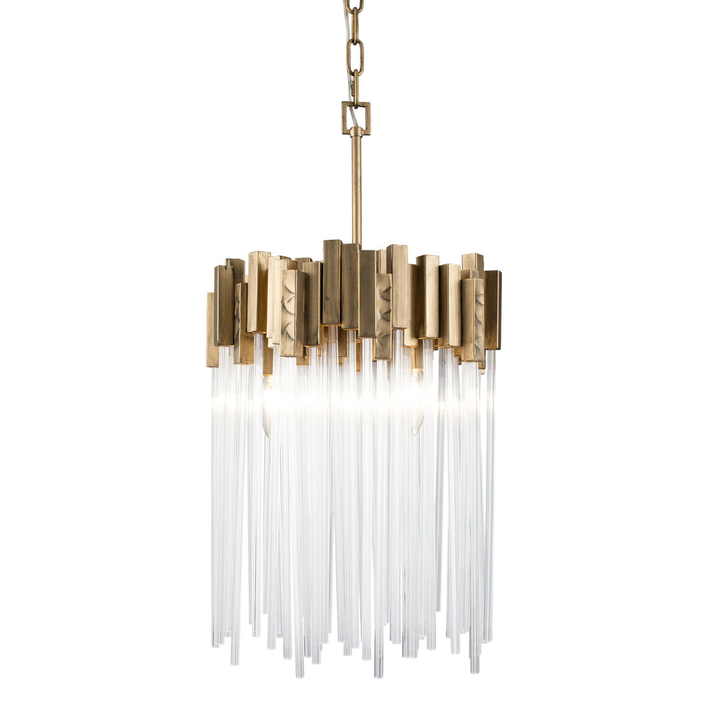 Matrix 3 Light Pendant - Havana Gold