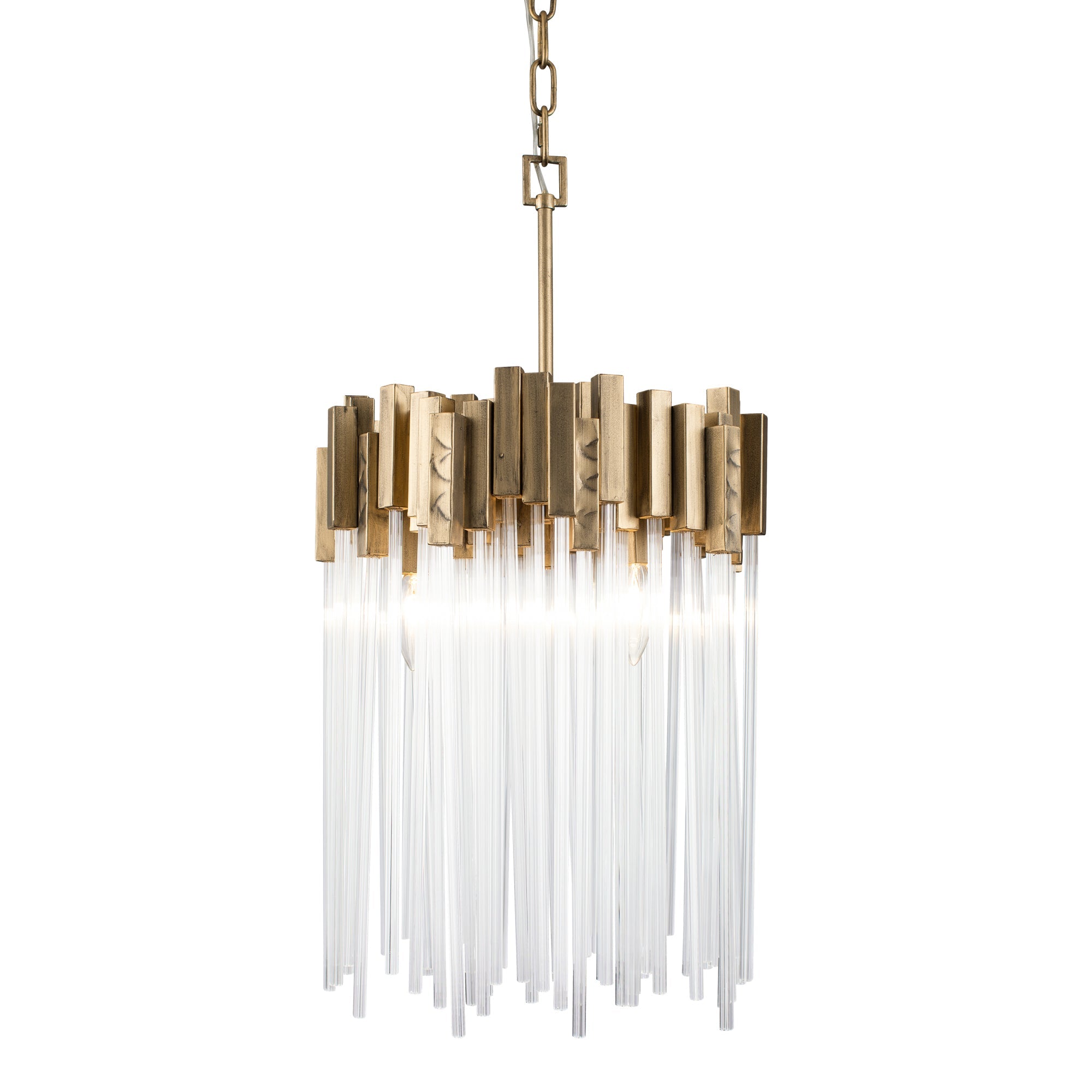 Matrix 3 Light Pendant - Havana Gold