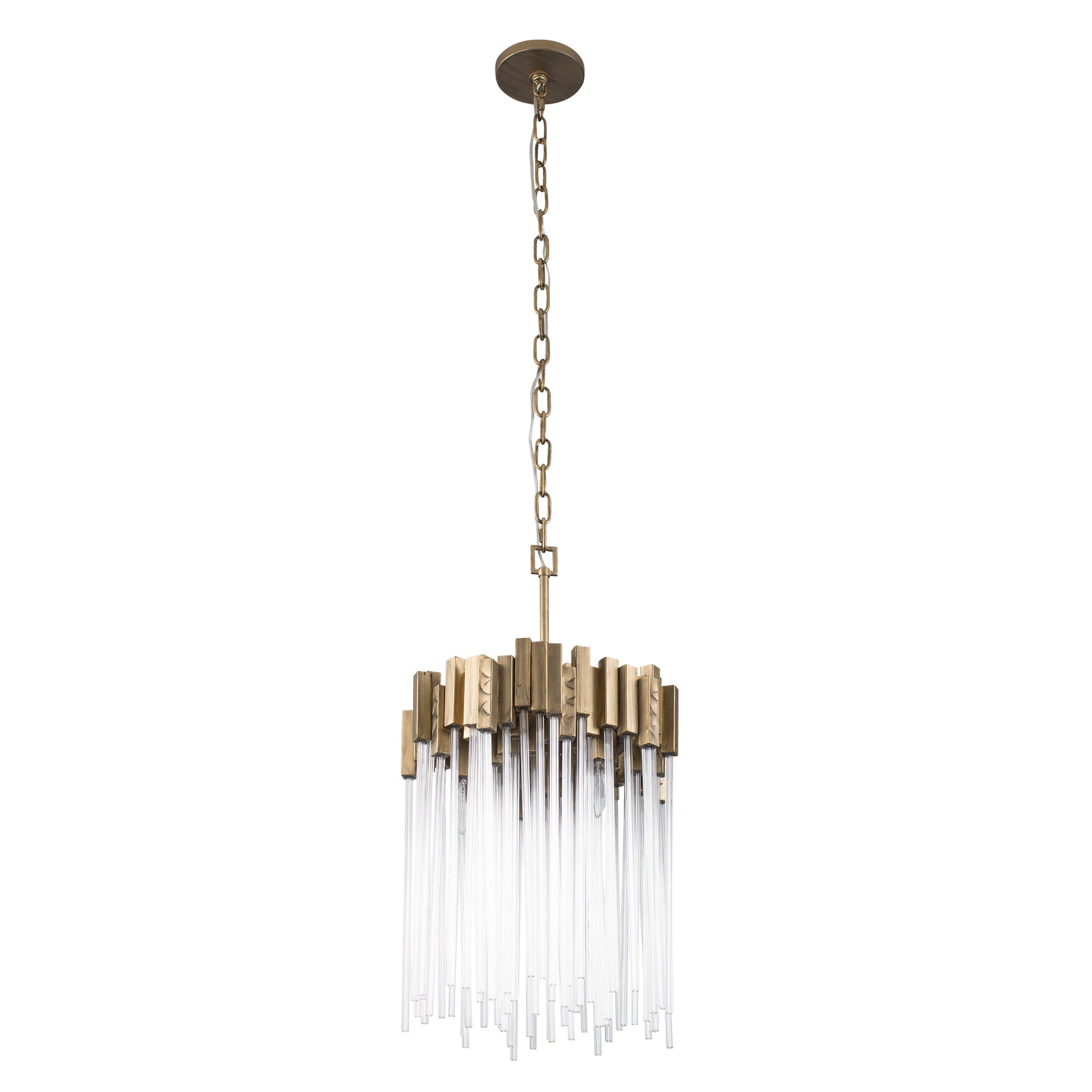Matrix 3 Light Pendant - Havana Gold