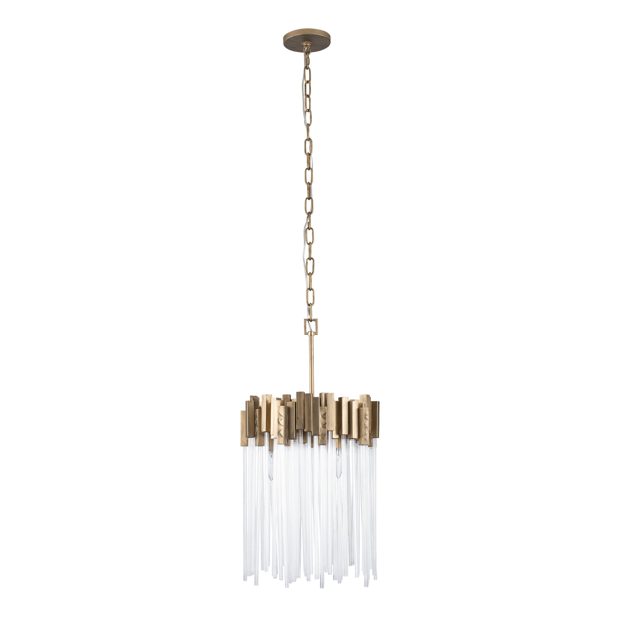 Matrix 3 Light Pendant - Havana Gold