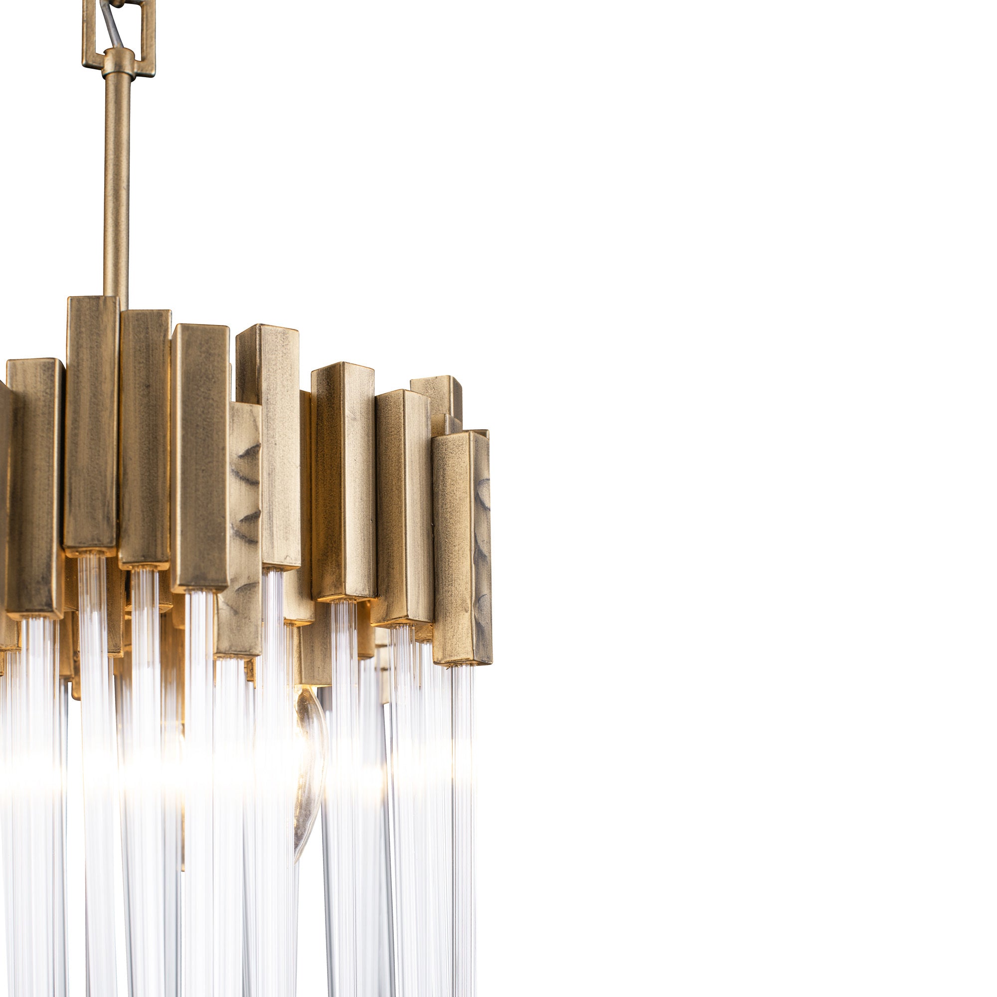 Matrix 3 Light Pendant - Havana Gold