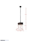 Matrix 3 Light Pendant - Havana Gold