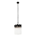 Matrix 3 Light Pendant - Matte Black/French Gold