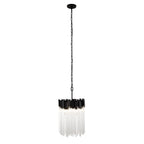 Matrix 3 Light Pendant - Matte Black/French Gold