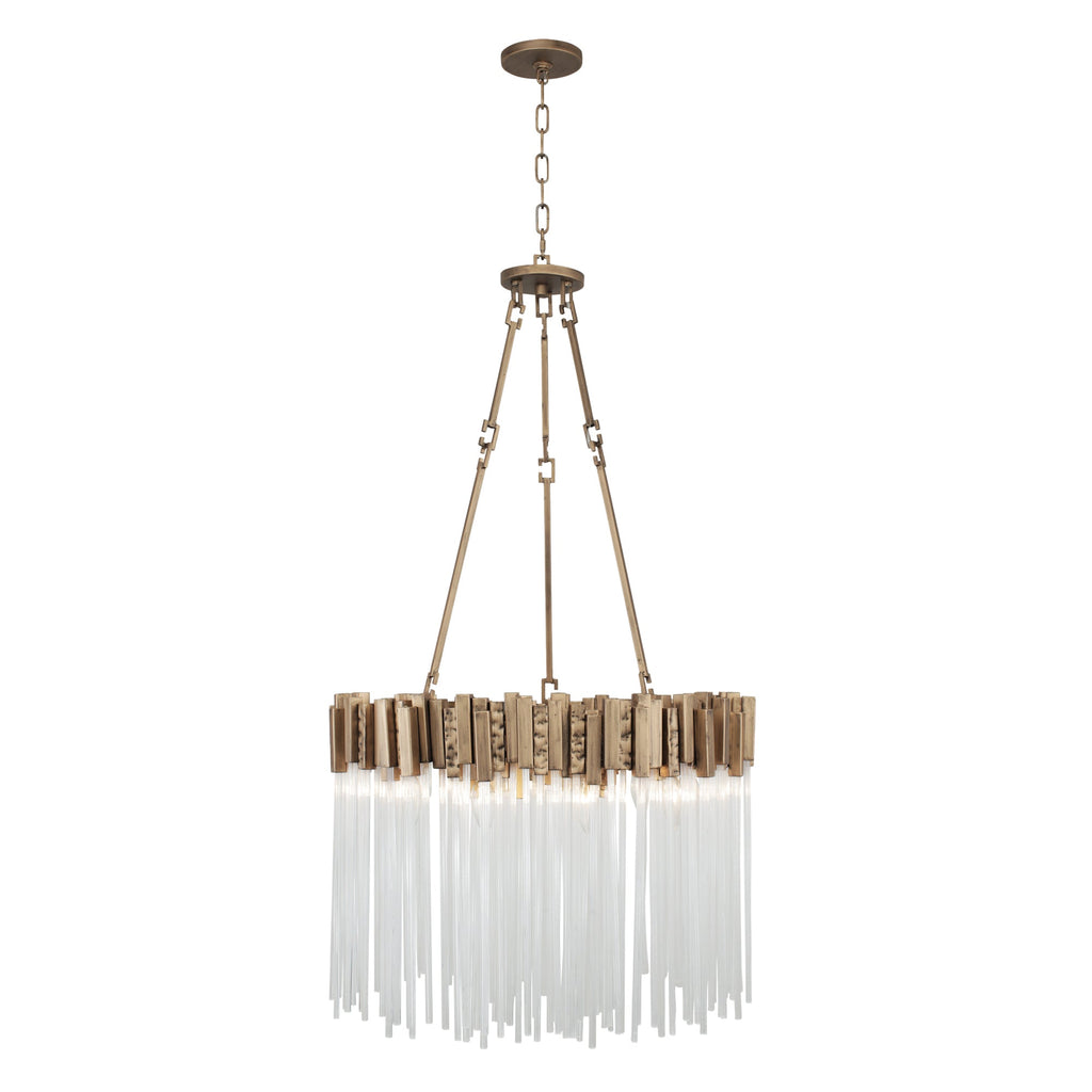 Matrix 6 Light Pendant - Havana Gold