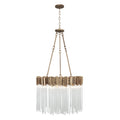 Matrix 6 Light Pendant - Havana Gold