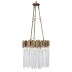 Matrix 6 Light Pendant - Havana Gold