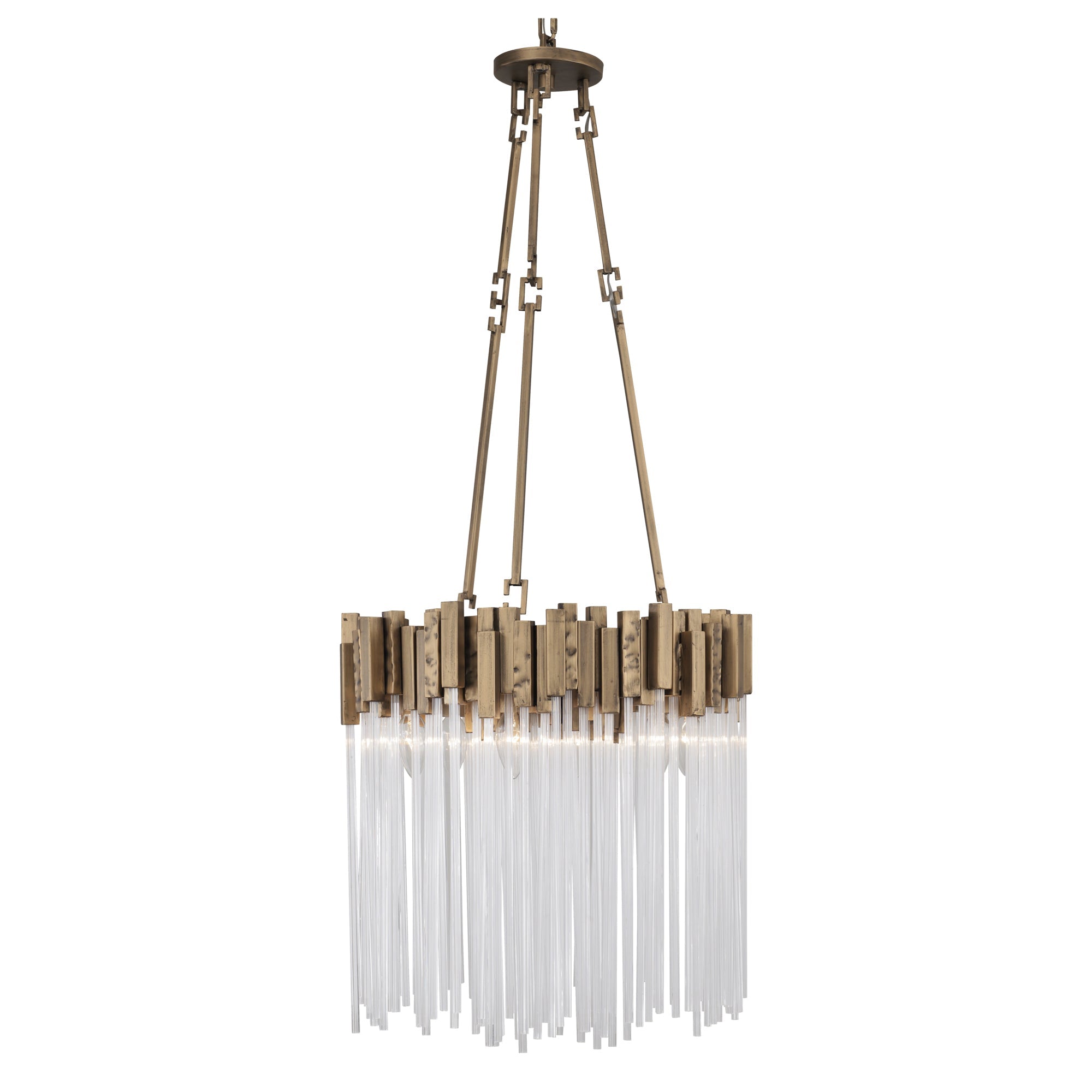 Matrix 6 Light Pendant - Havana Gold