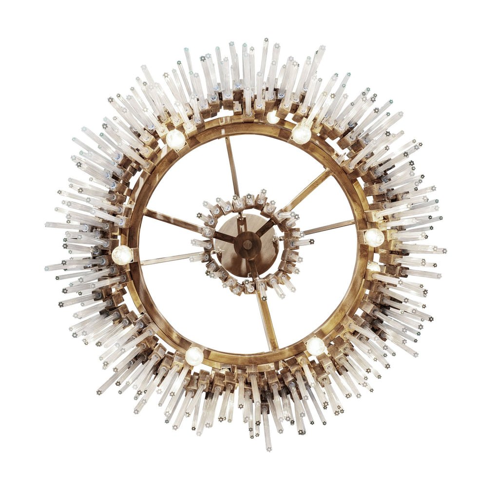 Matrix 6 Light Pendant - Havana Gold